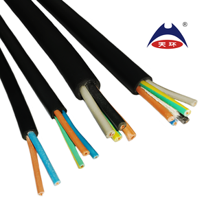 Gaine noire 300/500V 450/750V 3 Core 3G1.5 3G2.5 <span class=keywords><strong>3G4</strong></span> câble électrique multi-noyaux isolé en caoutchouc Flexible pour usage industriel - Product Image 3