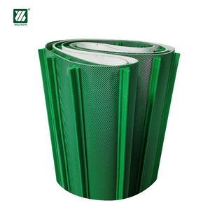 Aanpassen Slijtvaste Groene Pvc Riem Met Baffle Klim Food Grade Helling Transportband - Product Image 2