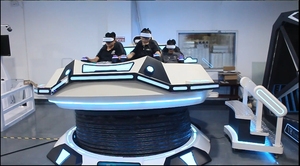 5 chỗ ngồi bay Nhà hát UFO tàu vũ trụ 9D trò chơi giả lập Trò chơi bắn súng giả lập thực tế ảo VR 9D giả lập chuyến bay - Product Image 6