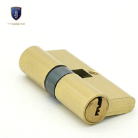Cilindro de cerradura de puerta abierta doble 60mm Backset Safe Aleación de aluminio Cerradura de mortaja Llave maestra con latón Aleación de zinc Cobre
