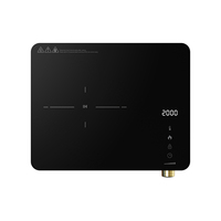 Fournisseur de plaques à induction OEM 2000W, plaque de cuisson électrique portable avec commande tactile et protection contre la surchauffe