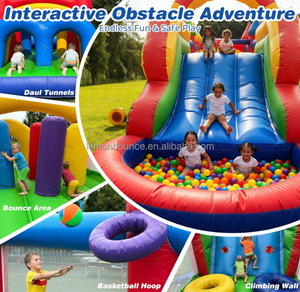 Toboggan aquatique gonflable commercial le plus vendu avec piscine et château gonflable combinés – Équipement de jeu aquatique extérieur et idéal pour les entreprises de location - Product Image 6