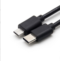 Câble de transfert de données et de charge USB C vers Micro USB pour les anciens appareils/téléphones pour Samsung Galaxy S7/S6/Note5/S4/J7