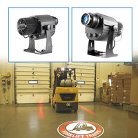 Projecteur industriel étanche IP65 100W pour grue, projection Gobo LED AC 100-240V pour entrepôt et équipement lourd