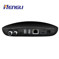 Boîtier intelligent Android Quad Core HEVC 4k Amlogic S905X3 Android OTT+DVB-T2/S2 ISDB-T ATSC-T Décodeur TV Fabriqué par Hengli