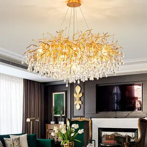 Französischer Stil Dekor Schlafzimmer Restaurant Lampen Heimdekor Luxus Wohnzimmer Großhandel Kronleuchter Deckenlicht