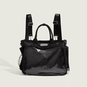 Borsa Tote per Laptop Unisex Impermeabile in Nylon di Grande Capacità Personalizzata OEM con Finestra Trasparente per Esposizione Pin - Product Image 3