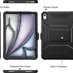 Étui pour iPad Air 5e/4e génération 10,9 pouces (2022/2020), Housse de protection intégrale robuste et fine avec protection d'écran et béquille - Product Image 6