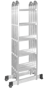 150Kg Max Belasting 12-stappen Aluminium Vouw Multifunctionele Multifunctionele Trapladder - Product Image 4