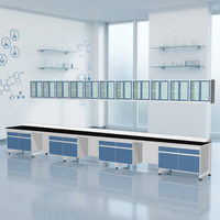 Table de laboratoire scolaire en résine de haute qualité, résistante à la corrosion, mobilier de laboratoire moderne, plan de travail avec évier pour étudiants