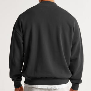 उच्च गुणवत्ता वाले खाली हेवीवेट स्वेटशर्ट फसल फ्रेंच टेरी कस्टम विंटेज ओवरसाइज पुरुषों के लिए - Product Image 5
