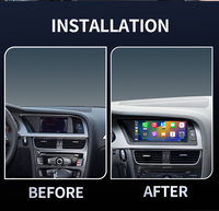 Reproductor de DVD para Auto con Sistema Linux 8.8 A4, Carplay, Android Auto, Radio Multimedia para Auto, Pantalla Táctil para Audi