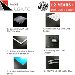 Panel de luz LED de tamaño personalizado, tamaño grande, 2500x1200mm, 250x120cm - Product Image 4