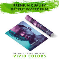 Impression d'affiches sur film rétroéclairé à jet d'encre personnalisé pour boîte lumineuse