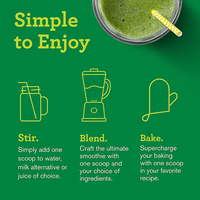 Compléments Nutritionnels à Marque Privée Vegan Superfood Super Green Powder avec Spiruline et Enzymes pour la Digestion et l'Énergie