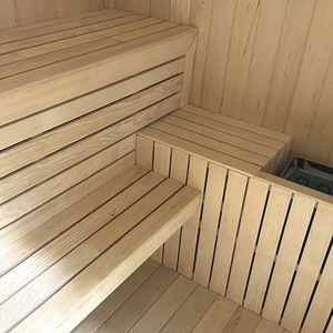 Calentador de sauna eléctrico al aire libre seco de sala de sauna de cedro cubo al por mayor con función de vapor - Product Image 4