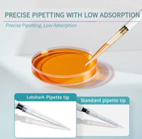Embouts de pipette universels jetables pour laboratoire, 10 µl, 200 µl, 1000 µl, embouts de micropipette jaunes et bleus