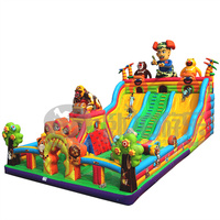 Équipement de terrain de jeu extérieur toboggan gonflable pour enfants Château gonflable Vente pour enfants