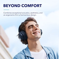 سماعات رأس Anker Space Q45 Soundcore متعددة الأوضاع بخاصية إلغاء الضوضاء الالكترونية لاسلكية سلكية مناسبة لتشغيل الألعاب