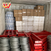 Plateforme élévatrice suspendue électrique individuelle WU Feng, conception industrielle, échafaudage ZLP pour travaux de nettoyage de bâtiments, acier Q235/aluminium