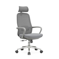 Chaise de bureau ergonomique moderne et économique en maille, réglable, avec appui-tête 2D pour le bureau à domicile
