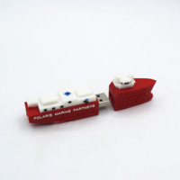 Penjualan terlaris produk 128g 3D usb flash drive grosir Supper kargo kapal bentuk usb stick steamship bentuk usb disk