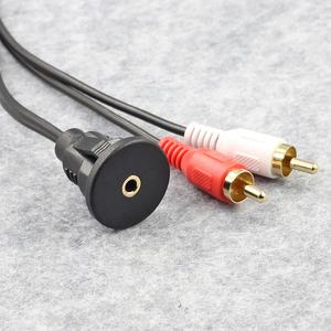 <span class=keywords><strong>สาย</strong></span>เครื่องเสียงติดรถยนต์พร้อมแจ็ค<span class=keywords><strong>3.5</strong></span>มม. ไปยังพอร์ต <span class=keywords><strong>AUX</strong></span> แบบสแน็ปอิน<span class=keywords><strong>2</strong></span> RCA - Product Image 5