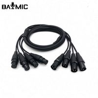 Câble serpent personnalisable 8 10 12 16 24 32 canaux 20 30 50 mètres XLR signal audio scène performance câble serpent