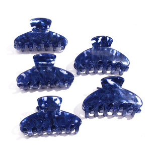 CANYUAN último diseño 6cm pequeño acetato pinzas para el cabello clásico colorido garras al por mayor pinza para el cabello - Product Image 1