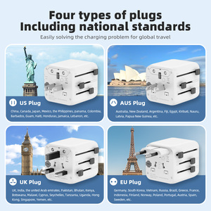 Xách tay mini gan cắm ổ cắm phổ Quốc Tế Du Lịch Adapter AC DC chuyển đổi Hội Đồng Quản trị cho USA Nhật Bản Euro UK Off Board - Product Image 5