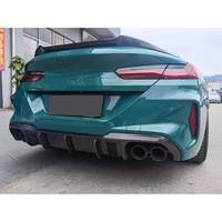 Kit carrosserie en Fiber de carbone Style V pour BMW F91 F92 F93 M8 séparateur de lèvre avant diffuseur arrière jupe latérale et évent avant et becquet