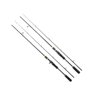 1.8M 2.1M 2.4M 2.7M Harde Carbon Vissen Spinhengels 2 Stukken Saltwater Visgerei Carbon Spinning hengel