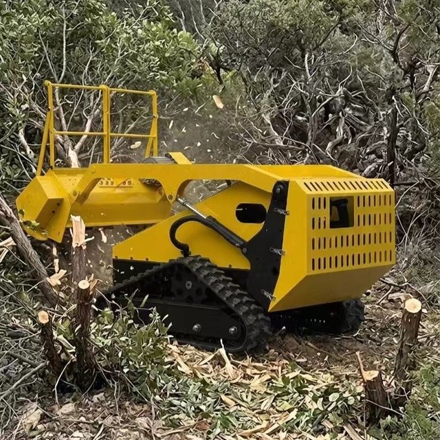 High Performance Remote Mulcher for Fire Breaks Brush Clearing Land Maintenance Sold Out Hot Brutal Cutting Power