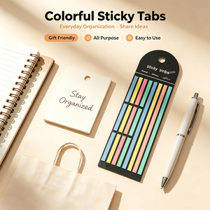 SK Colorful Sticky Tabs 6 Colors High Visibility Memo Pads for Quick Indexing - Product Image 5