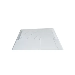 亚克力和砂浆表面浴室淋浴盘OEM定制房间板彩色托盘方形材料原始起源形状ISO