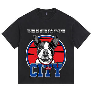 Amerikanische Herrenmode-Marke Kurzarm-T-Shirt im Used-Look Retro Unisex-Look mit Cartoon-Print im Oversize-Stil - Product Image 4