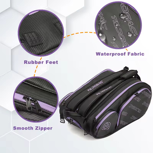Mochila de Piel Personalizada para Pickleball, de Lujo, Impermeable, Modelo 2026, Gran Capacidad, para Hombre y Mujer - Product Image 1
