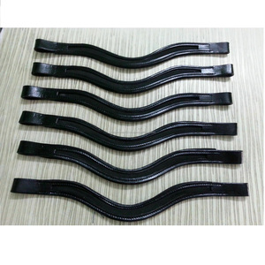 Browbands de cuero de canal vacío de caballo - Product Image 1