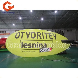 Palloncino gonfiabile per aeroplano con illuminazione a <span class=keywords><strong>LED</strong></span>, aereo gonfiabile in PVC <span class=keywords><strong>Zeppelin</strong></span> / Airbus / Aircraft per modello pubblicitario - Product Image 2