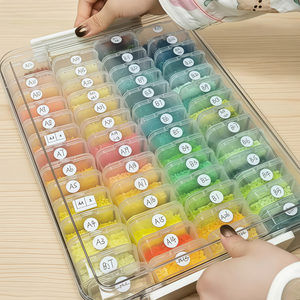 Clear Plastic <strong>Storage</strong> Box with Individual Lids, 60-Compartment Set, Multi-Purpose Organizer <strong>for</strong> Small Items - Product Image 5