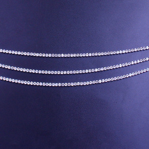 Chaîne de Taille Corporelle Sexy en Cristal pour Femme, Bijou Triple Rangée de Strass, Style Danse du Ventre, Inspiration Plage pour Jeans Tendance - Product Image 5