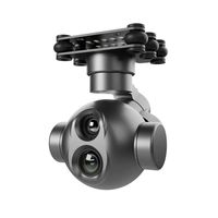 Caméra thermique Skydroid C12 PRO 2K HD avec stabilisation sur 3 axes, capteur thermique à double lumière, suivi intelligent