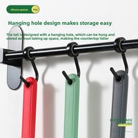 Spatules flexibles en silicone sans BPA, résistantes à 700 °C, compatibles lave-vaisselle et four, faciles à nettoyer, outils de cuisson et de pâtisserie