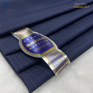 Tissu en satin de coton tissé TR pour costumes pour hommes et pantalons pour garçons/filles, utilisation textile domestique, teinture unie blanche, vente en gros - Product Image 3