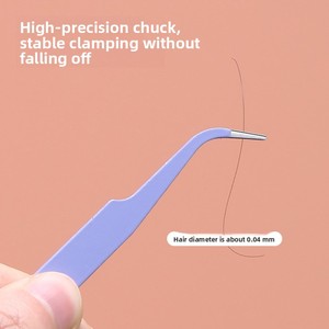 Pinzas de planificador coloridas de acero inoxidable de 10,5 Cm, pinzas adhesivas para bolsas de plástico con cabeza recta y curva - Product Image 4