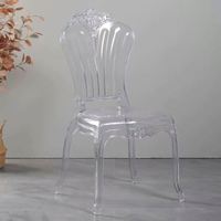 Chaises de banquet empilables de luxe abordables et durables pour mariages, événements, hôtels et salons - Chaises d'appoint transparentes, best-seller