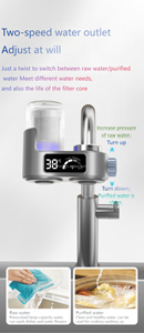 เครื่องกรองน้ำอัจฉริยะดิจิตอล Hidly Custom 2025 พร้อมไส้กรองคาร์บอนเซรามิกป้องกันตะกรัน  รุ่น Hidly Custom 2025 Ski - Product Image 5