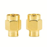 SMA-Conector de terminal de carga SMA-Enchufe macho Carga ficticia 50-Ohm RF Coaxial SMA-Tapa antipolvo