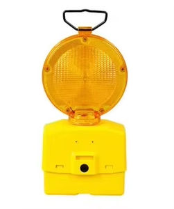Vert jaune ambre rouge bleu alimenté par batterie LED Barrière de construction routière Sécurité routière Barricade Avertissement Clignotant - Product Image 4