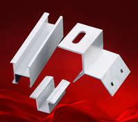 Support de fixation solaire photovoltaïque en acier coloré pour tuiles trapézoïdales, bloc de pression en alliage d'aluminium, accessoire de fixation anticorrosion